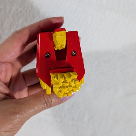 ❤️ 1990 Fryceratops McDino Changeables McDonald's Happy Meal Fry Transformer Toy - Picture 11 of 12